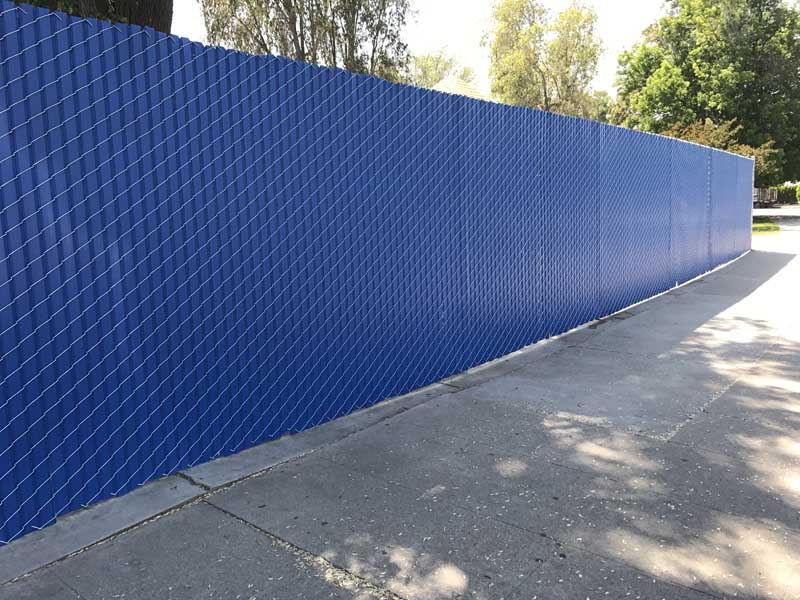 privacy slats for chain link fence in los angeles