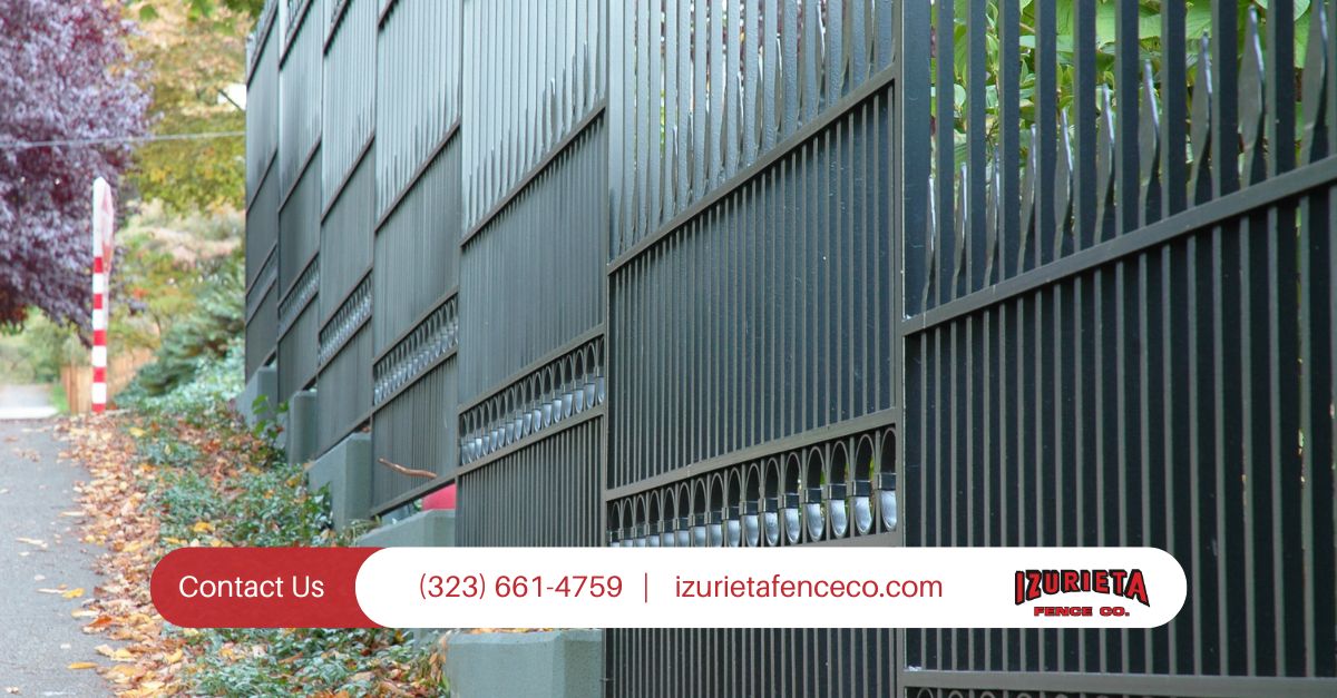 wrought iron fences for industrial properties
