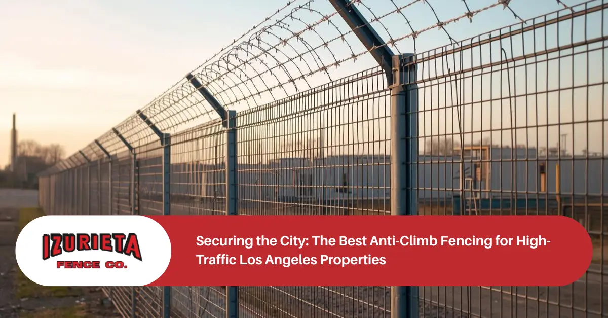 Securing the City: The Best Anti-Climb Fencing for High-Traffic Los Angeles Properties